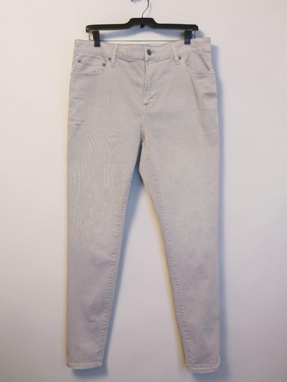 Express Skinny Hyper Stretch Jeans Neutral Moon Rock Men's 36x32